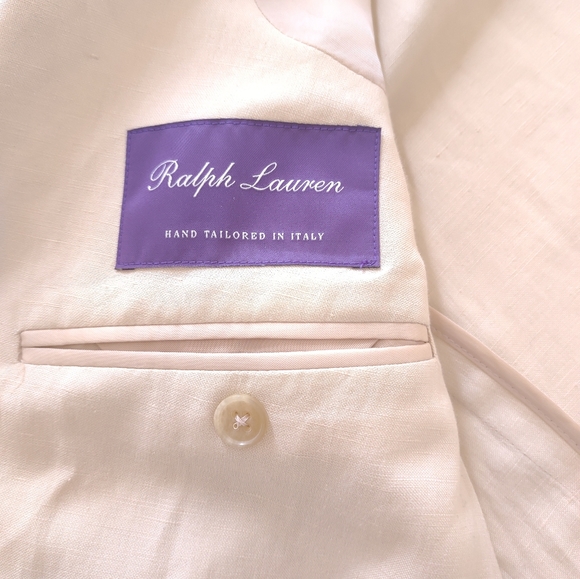 Ralph Lauren Purple lable linen/silk blazer - Picture 3 of 14
